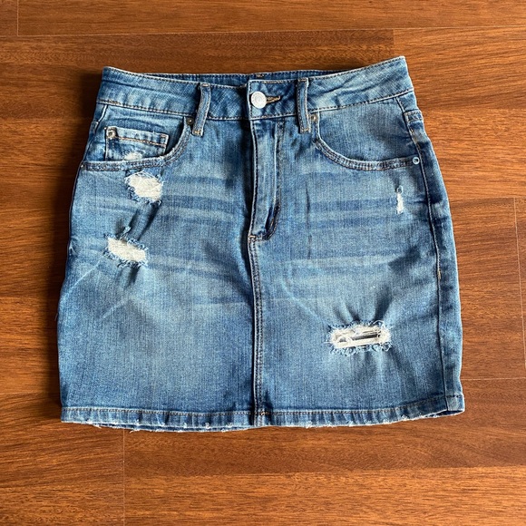 Garage Denim Skirt - Picture 2 of 7